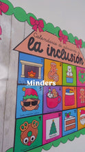 Cargar y reproducir el video en el visor de la galería, Bulletin board - Periódico mural Calendario de adviento de la inclusión
