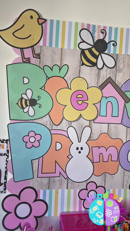 Periódico Mural - Bulletin board Bienvenida Primavera