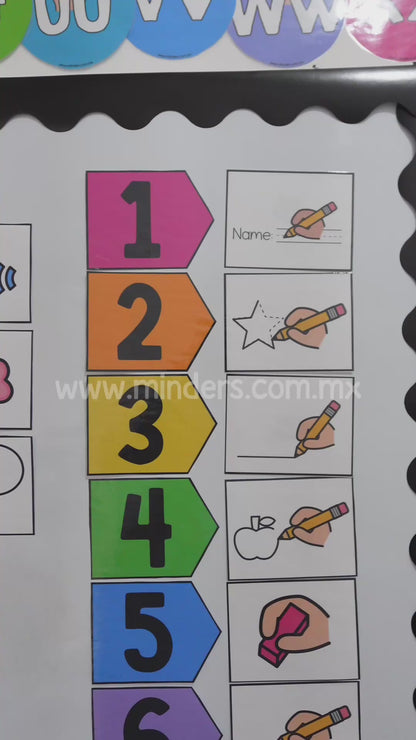 Agenda Visual para el salón de clases - Instrucciones visuales