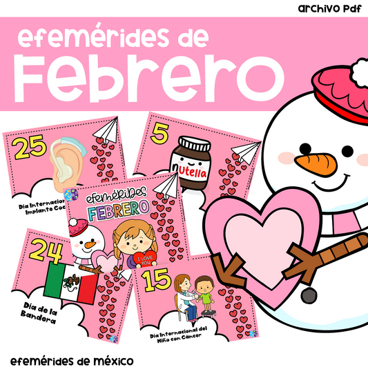 Efemérides del Mes de Febrero