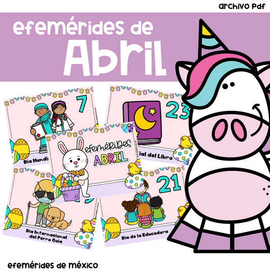 Efemérides del Mes de Abril
