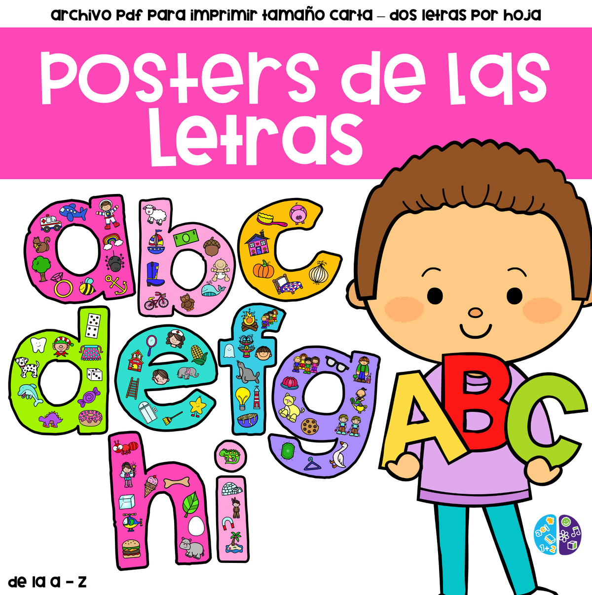Abecedario Posters de las Letras – Mindersmx