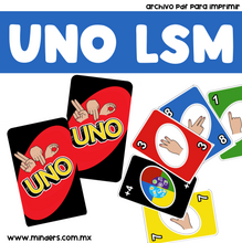 Cargar imagen en el visor de la galería, Juego UNO LSM
