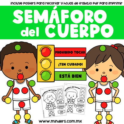 Semáforo del Cuerpo - Herramienta para prevención del abuso sexual