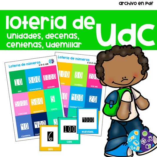 Loteria de Unidades, decenas, centenas