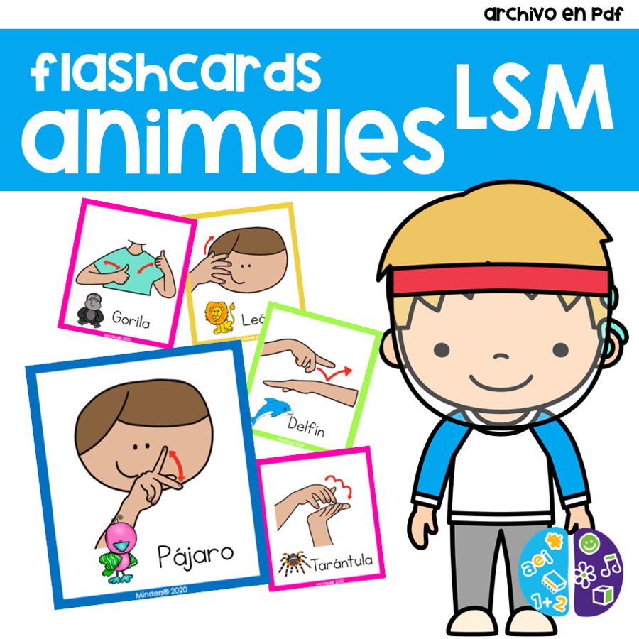 Flashcards Animales LSM