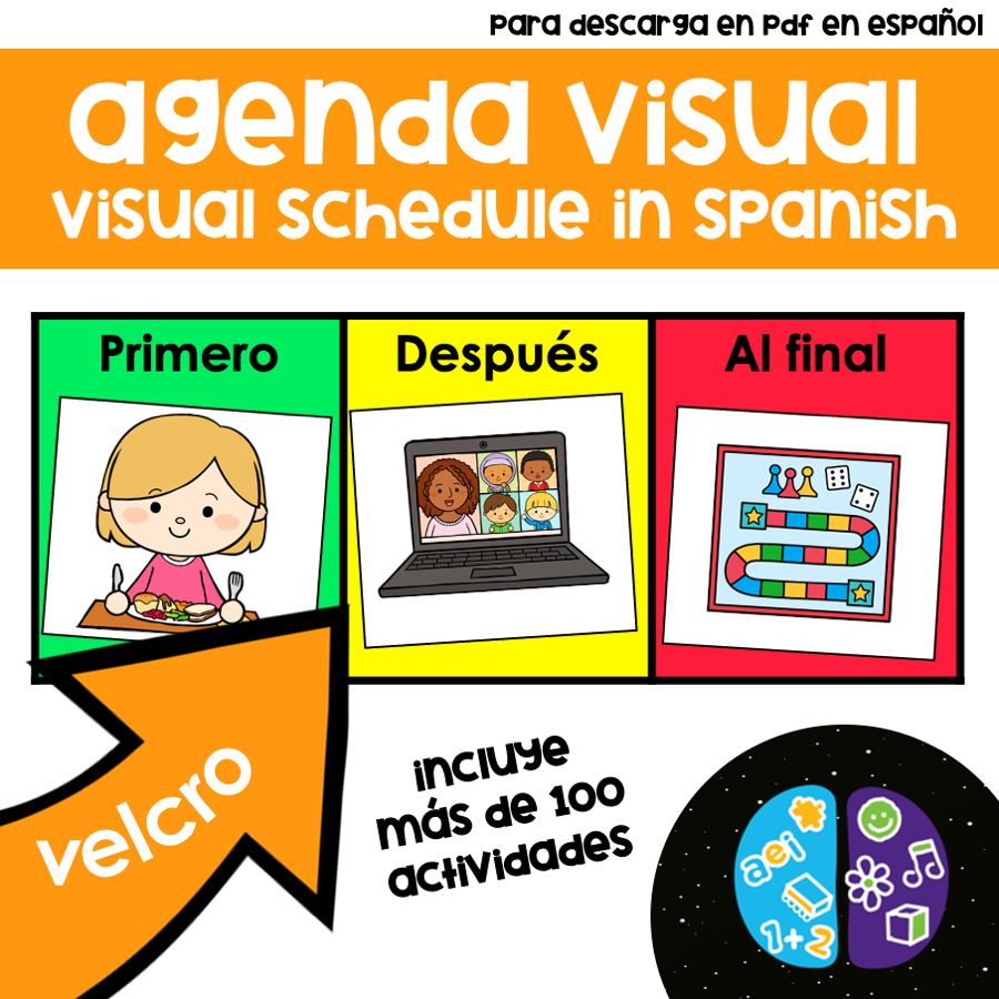 Autism Visual Schedule - Visual Schedule in Spanish – Mindersmx