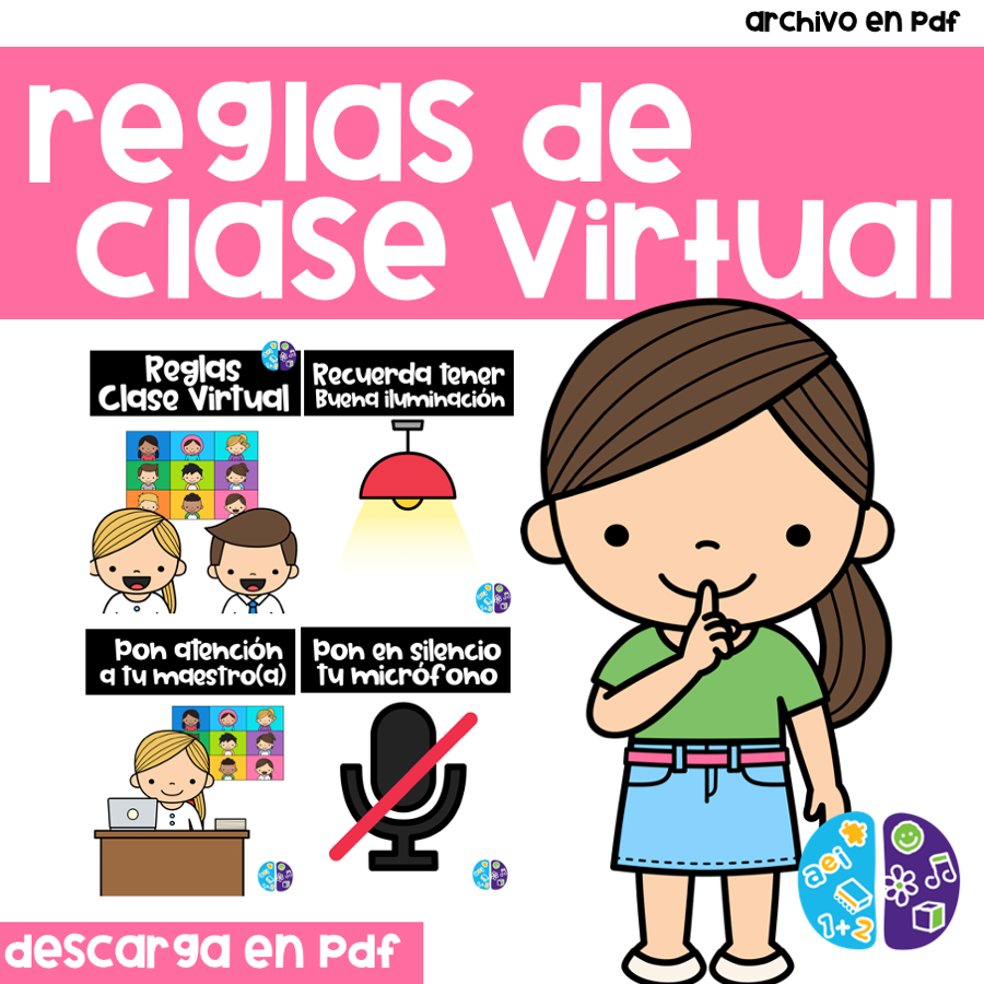 Reglas de Clase Virtual en español